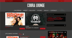 Desktop Screenshot of cobralounge.com